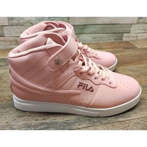 Fila Vulc Tennis Shoes Womens Sz 10 Pink Athletic Sneakers Basketball High Tops